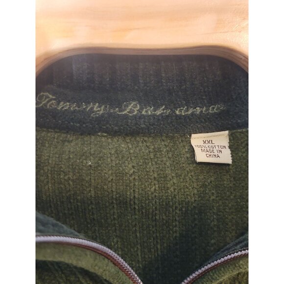 Tommy Bahama Quarter Zip Sweater Size XXL‎ Men's Green - Picture 4 of 5